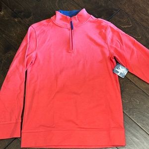 J. Khaki Size 10-12 zippered pullover. New with tags.